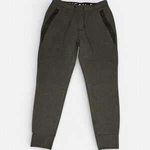 American Eagle Outfitters Tech Fleece Joggers Dark Grey Zipper Pockets Medium